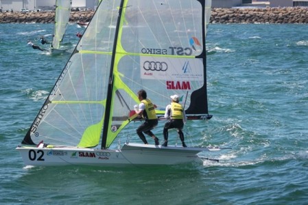 CST Team Sailors Nathan Outteridge and Tom Slingsby 